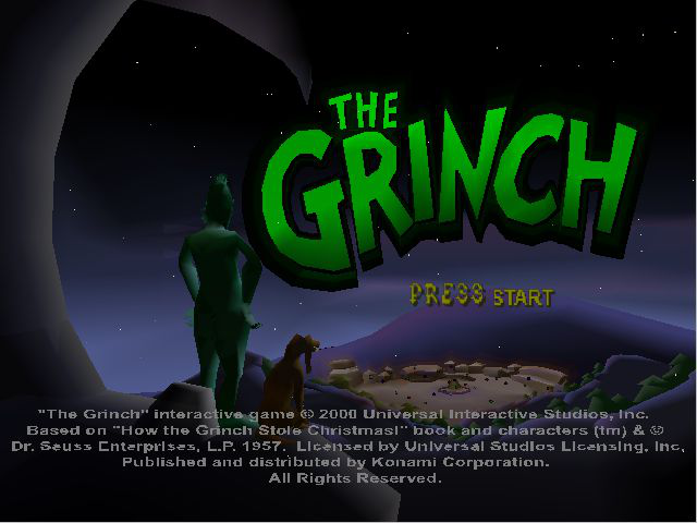 The Grinch Title Screen